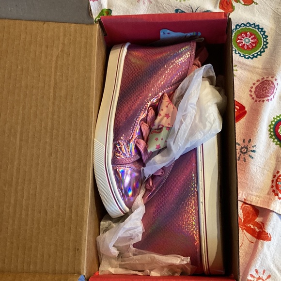 NWT - JoJo Siwa Hightop Sneakers (Size 2) - Picture 6 of 6